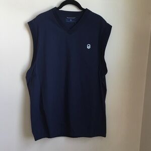 NEW Extracurricular Faded Navy Haze Golf Vest Large